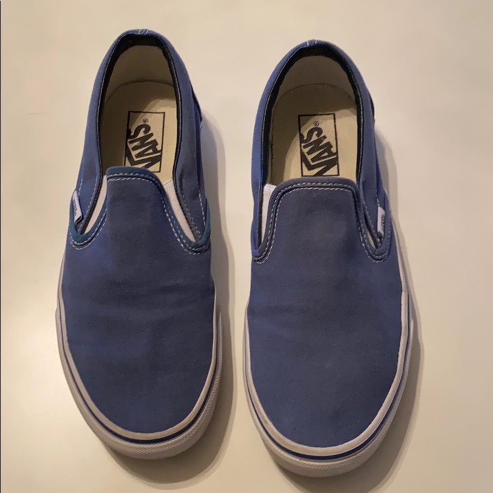 Vans Women’s Blue Classic Slip-on 8 1/2